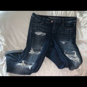 American Eagle Ripped Skinny Jeans